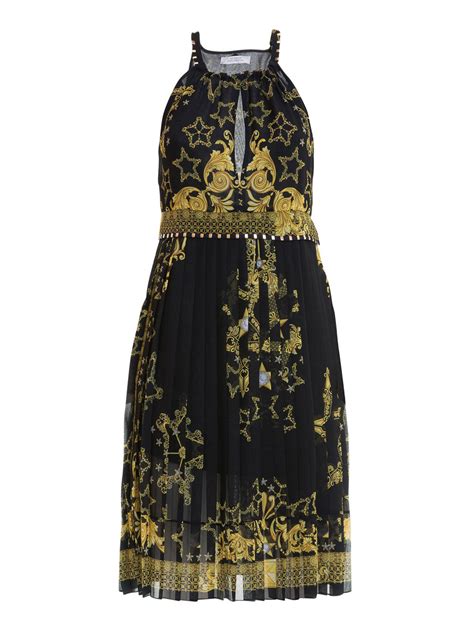 womens used versace dress|Versace pleated dress.